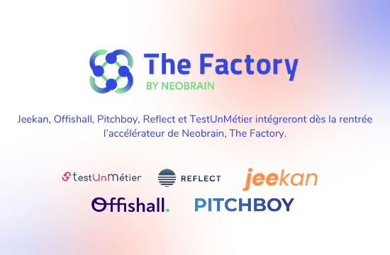 The 5 start-ups selected to integrate The Factory.